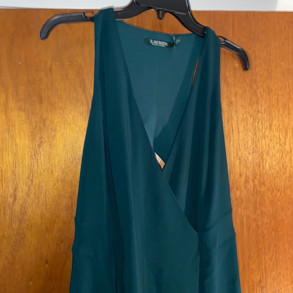 Emerald green gown